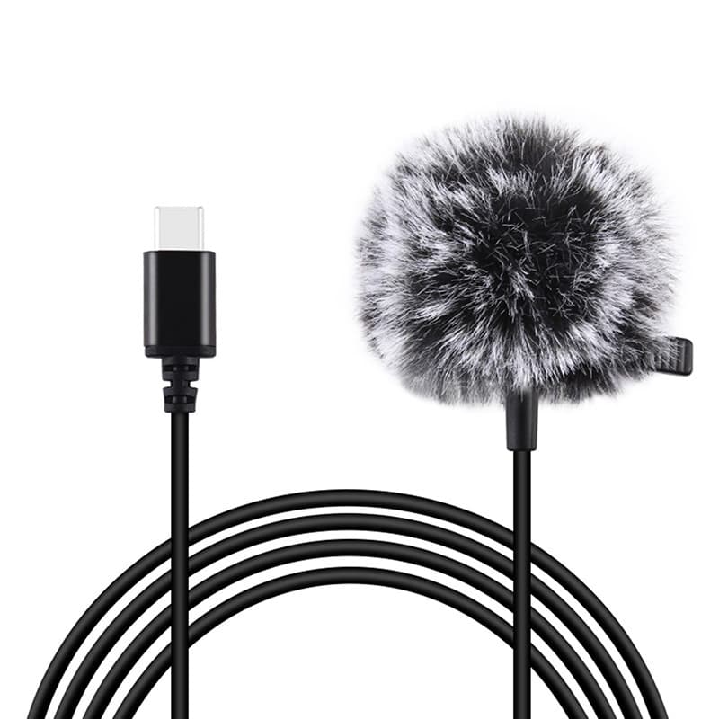 Tie Jack mikrofon s sponko 1,5 m USB-C PU425 - Odprta embalaža