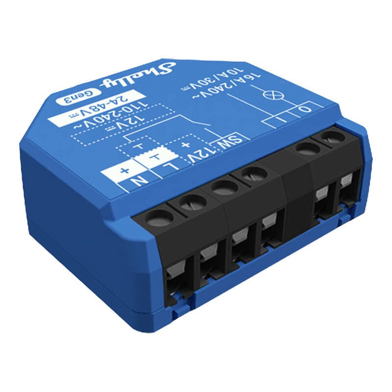 Shelly 1 Gen3 krmilnik, WiFi/Bluetooth