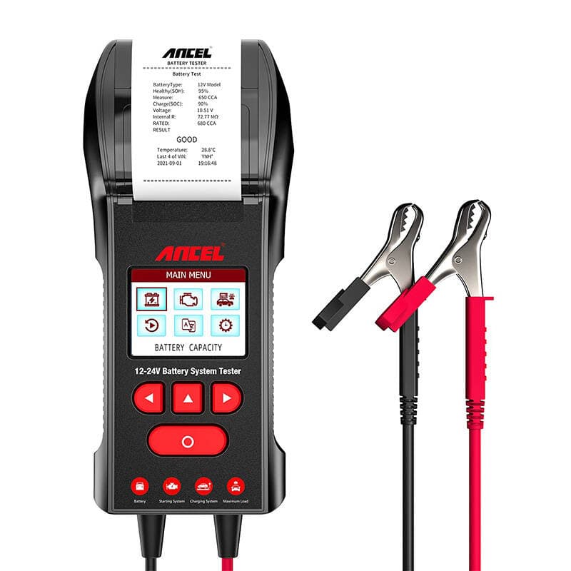 Ancel BST600: Avto akumulator tester s tiskalnikom