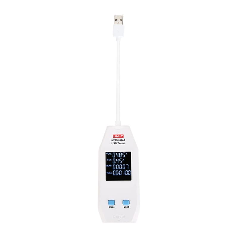 UNI-T UT658LOAD USB tester z elektronsko obremenitvijo