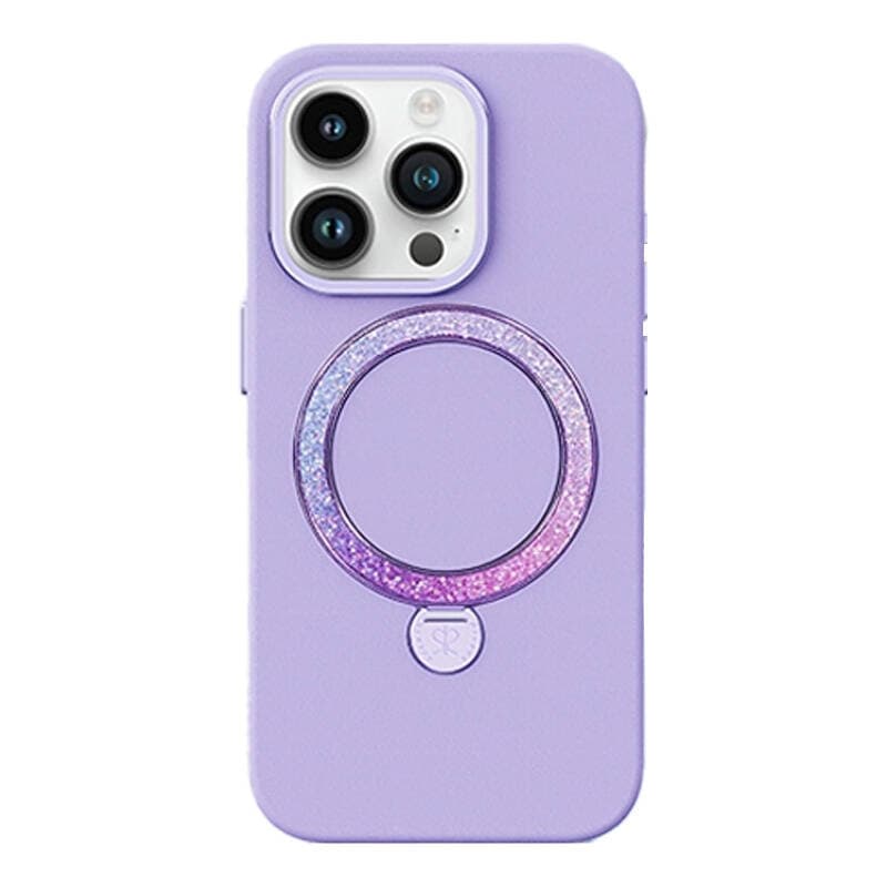 Ovitek Joyroom Dancing Circle za iPhone 15 Pro (vijoličen)