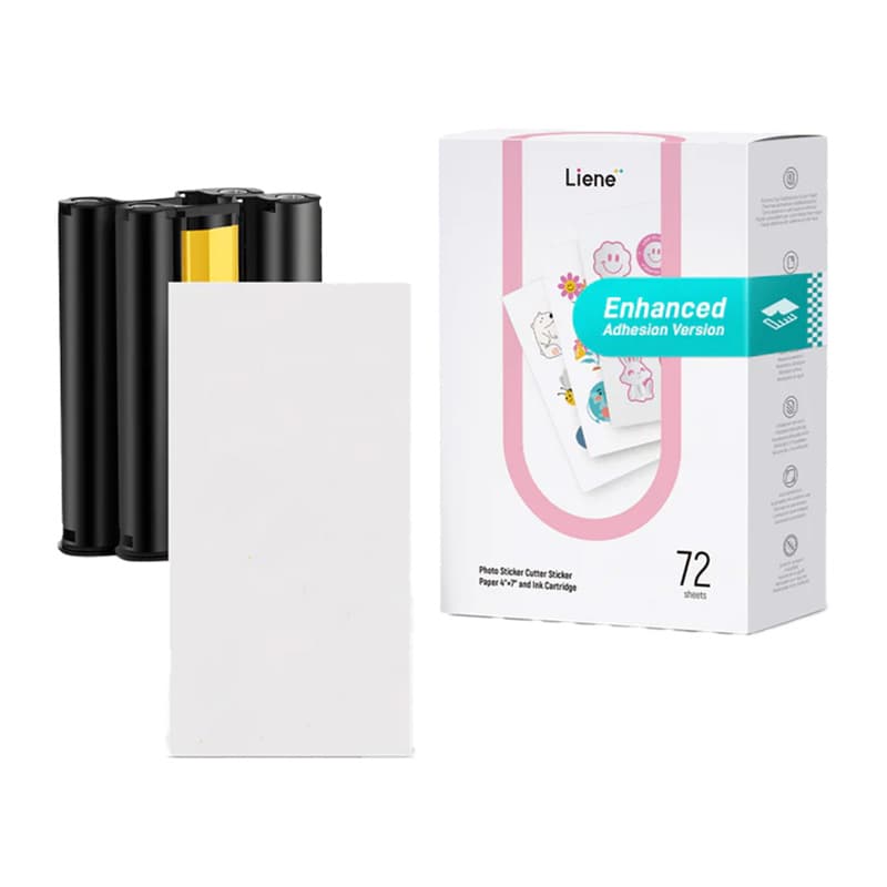 Nalepke Liene PixCut 4x7", 72 listov + 2 kartuši