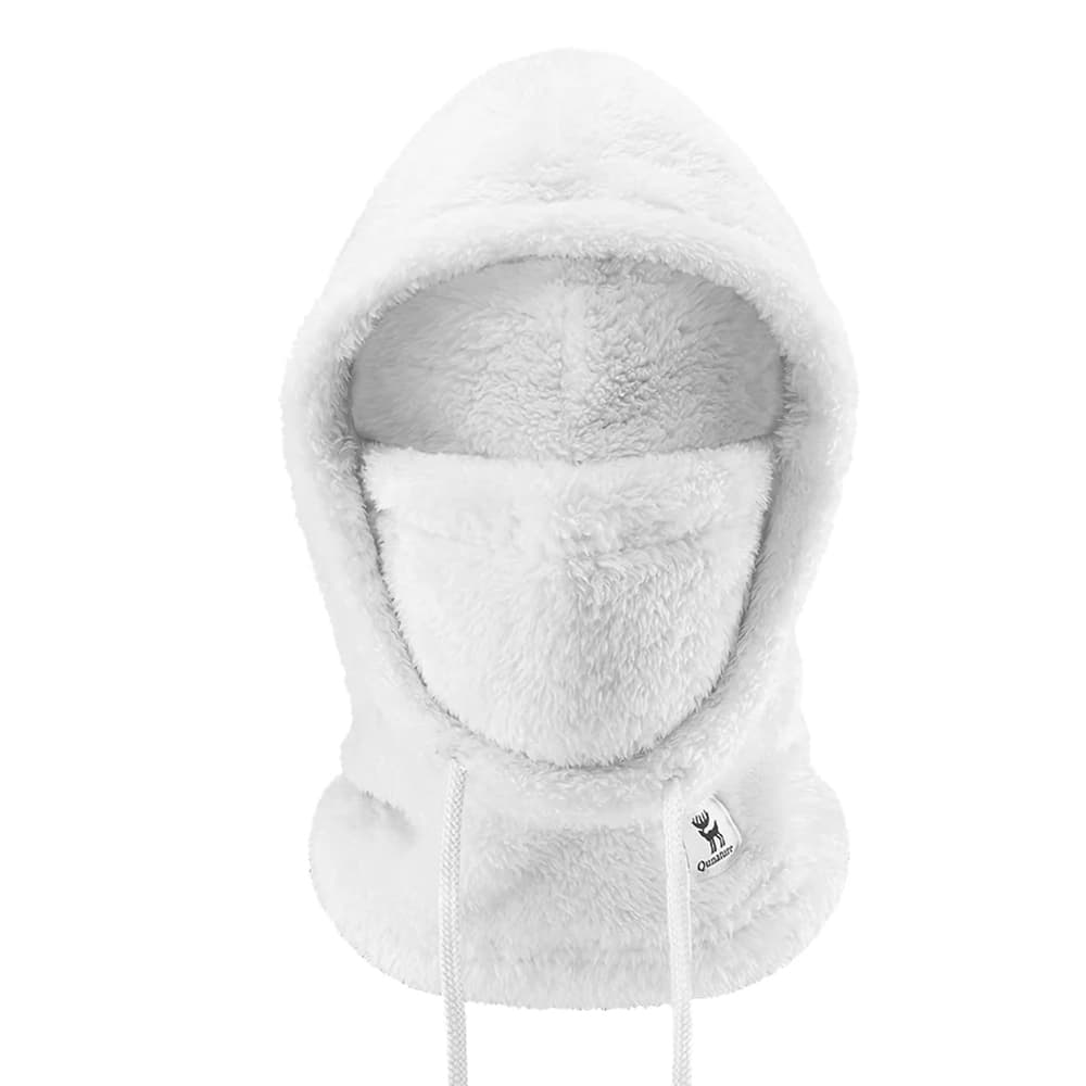 Qunature smučarska balaklava Arctic Velvet, Velikost L - Bela