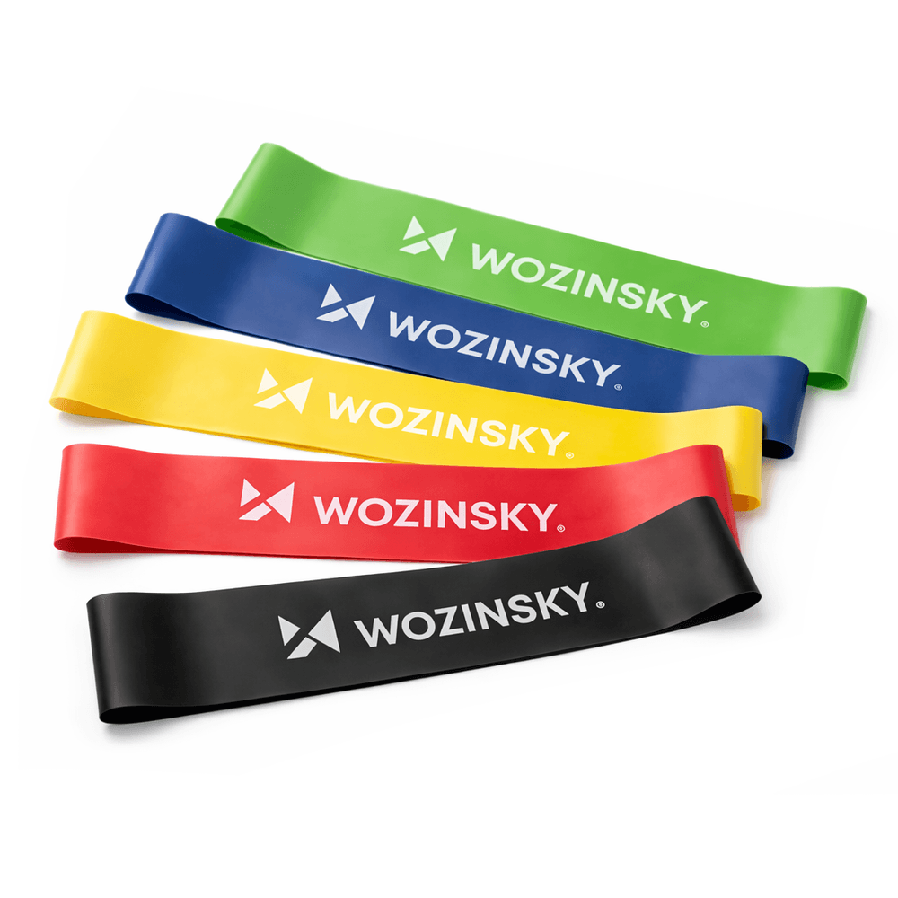 Mini gumijasti trakovi Wozinsky WGO-5 za aktivacijo mišic - 5 kosov