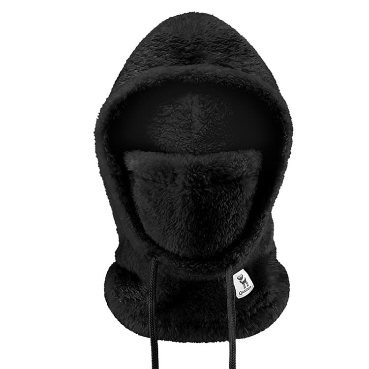 Qunature smučarska balaklava Arctic Velvet, Velikost L - Črna