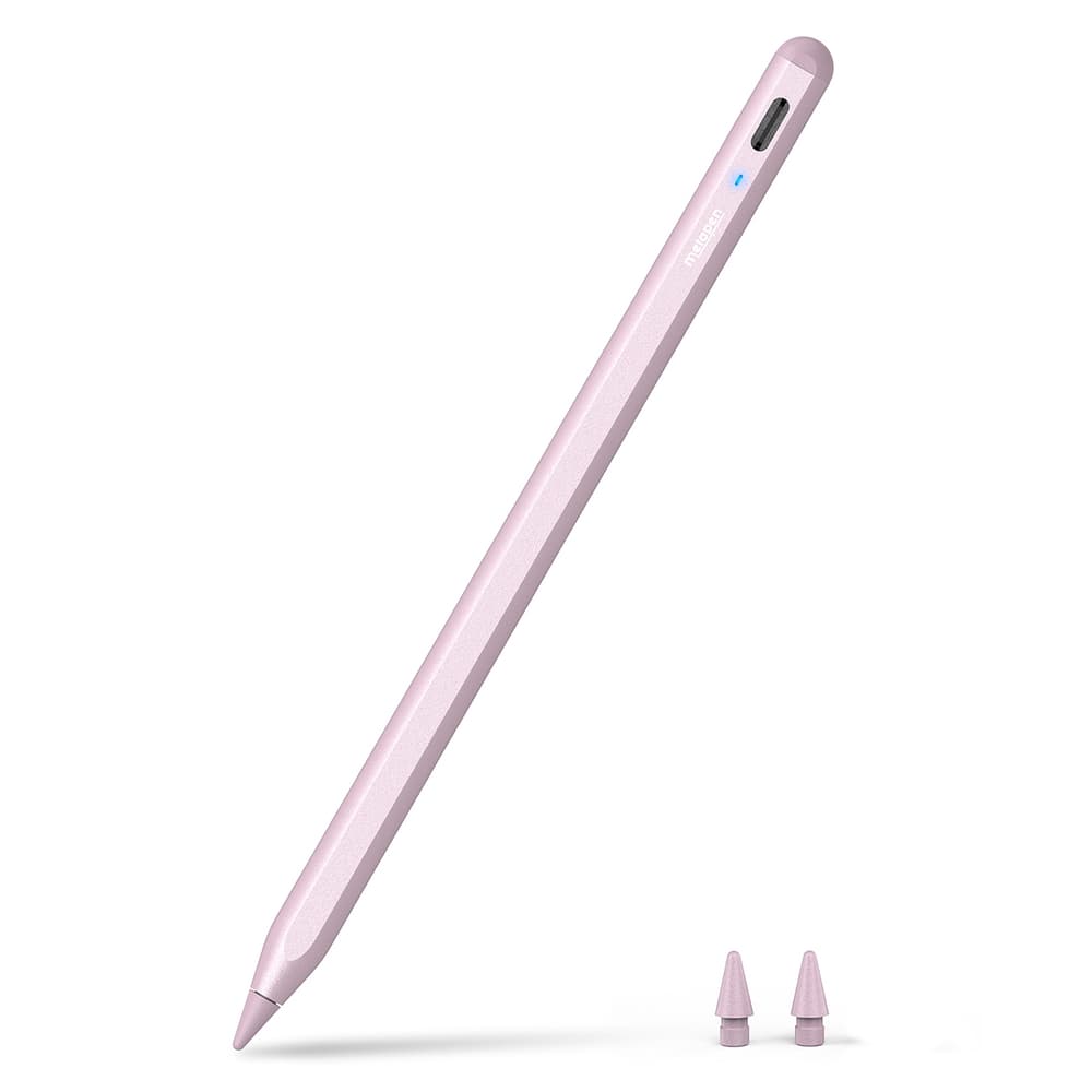 Penca A8 aktivni pisalo za iPad, USB-C, roza
