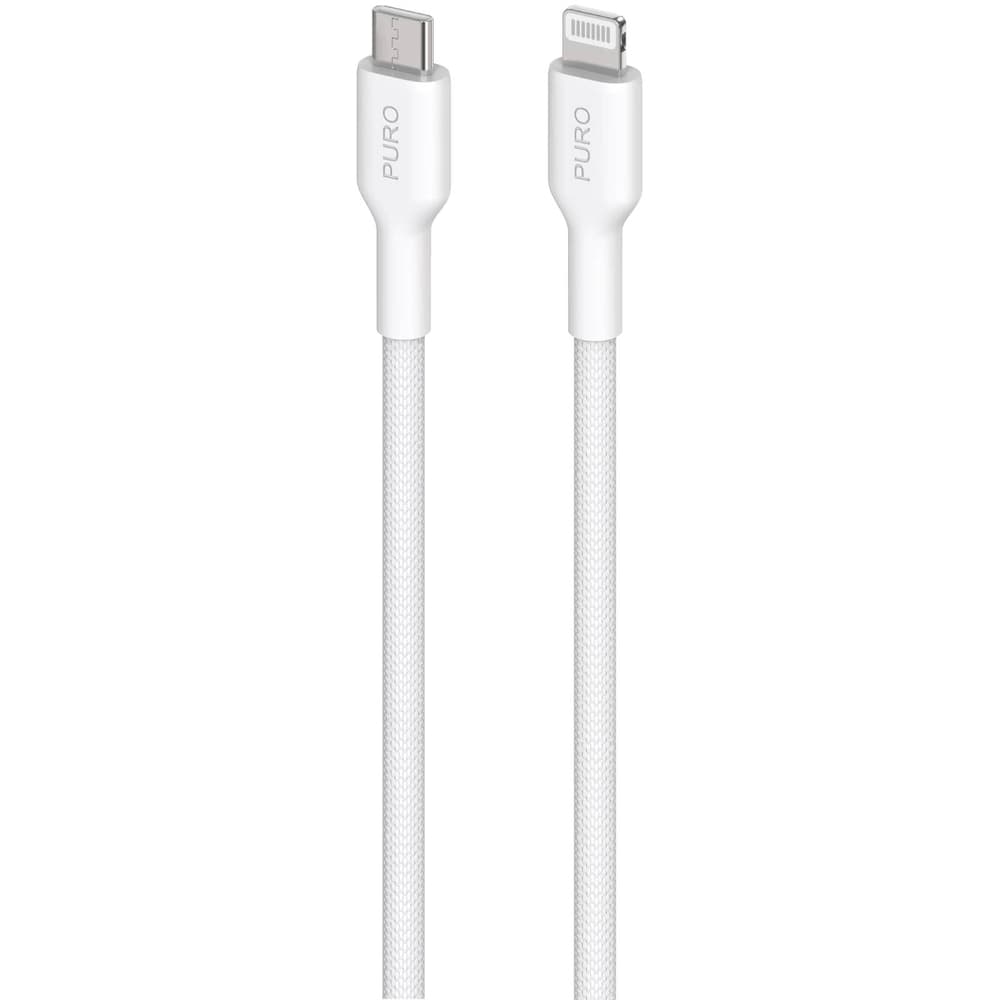 Puro Fabrik kabel USB-C na Lightning z MFI certifikatom, 1.2m, bel
