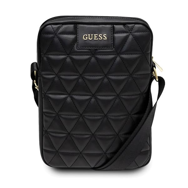 Guess Quilted torba za tablico do 10" - Črna