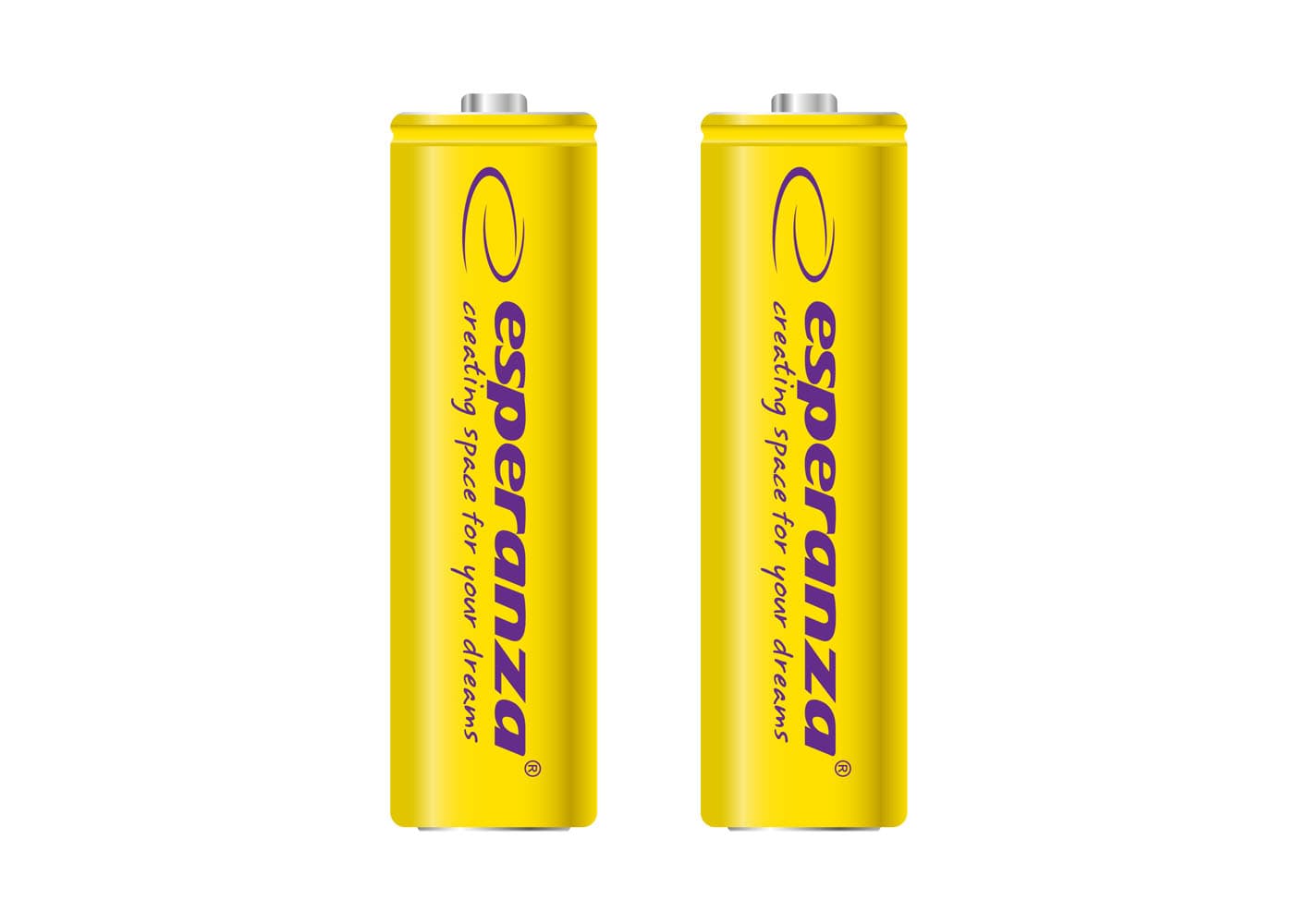 Polnilne baterije Ni-MH AA 2000mAh, 2 kosa, rumene