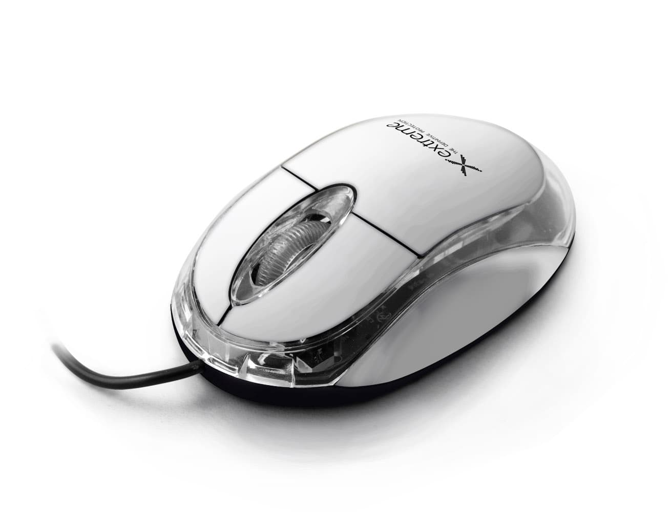 Extreme XM102W žična miška Camille, bela, USB