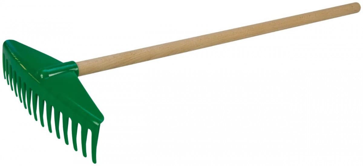 Ročne grablje LENA s 60 cm lesenim ročajem