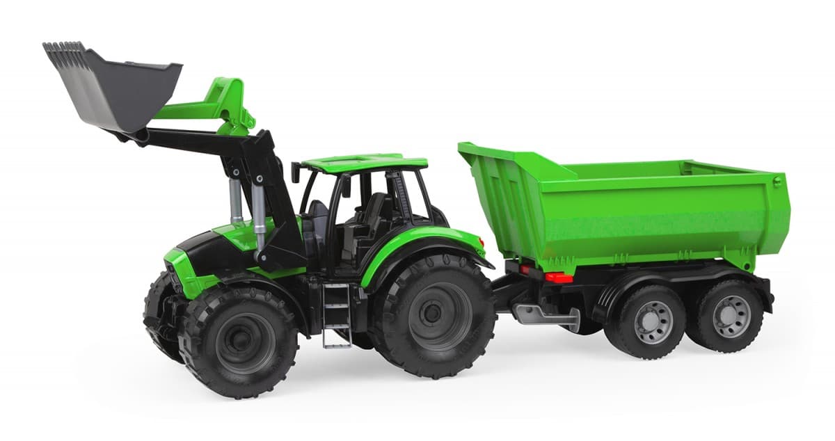 LENA Worxx Deutz traktor s prikolico, 74 cm