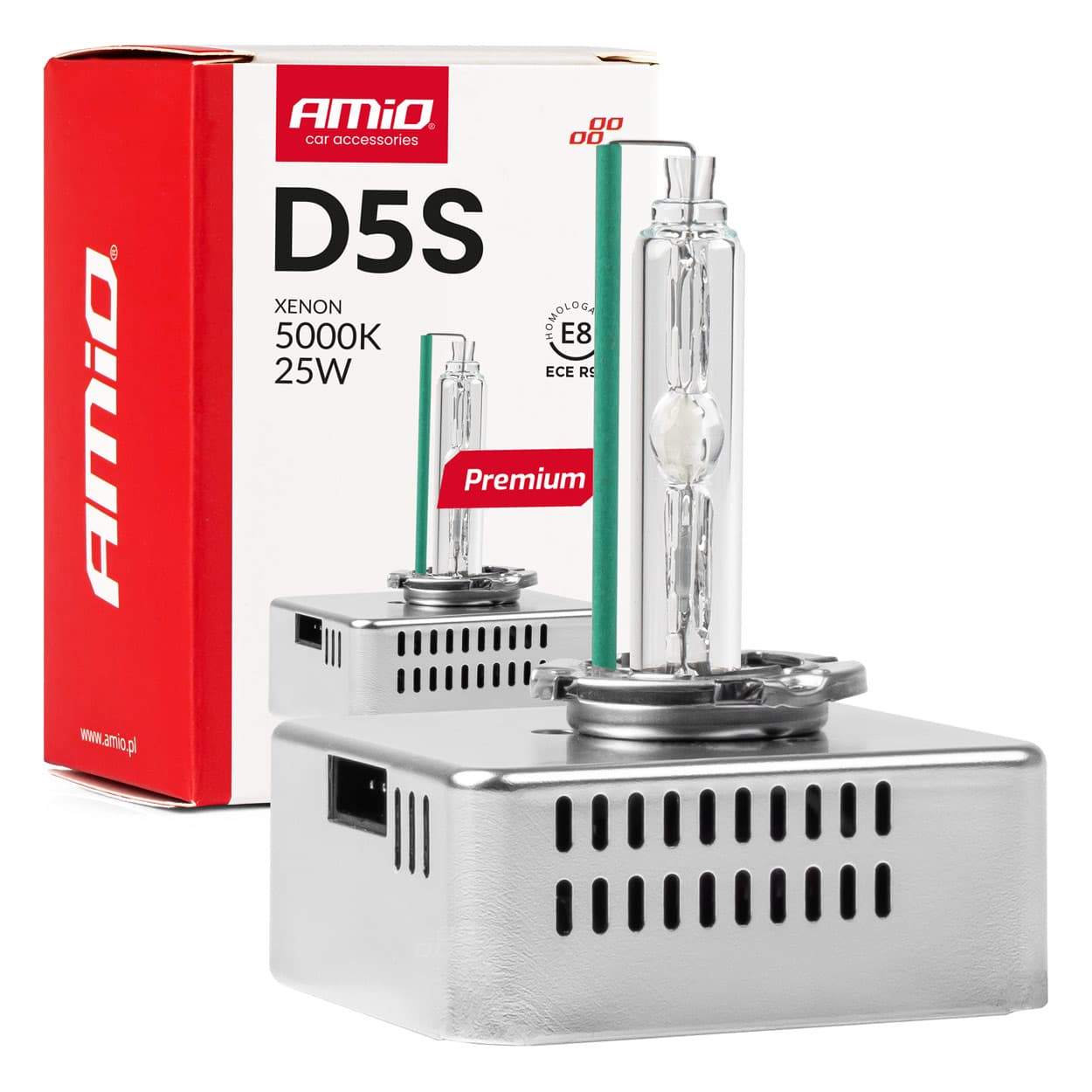 AMiO Premium Xenon žarnica HID D5S 5000K