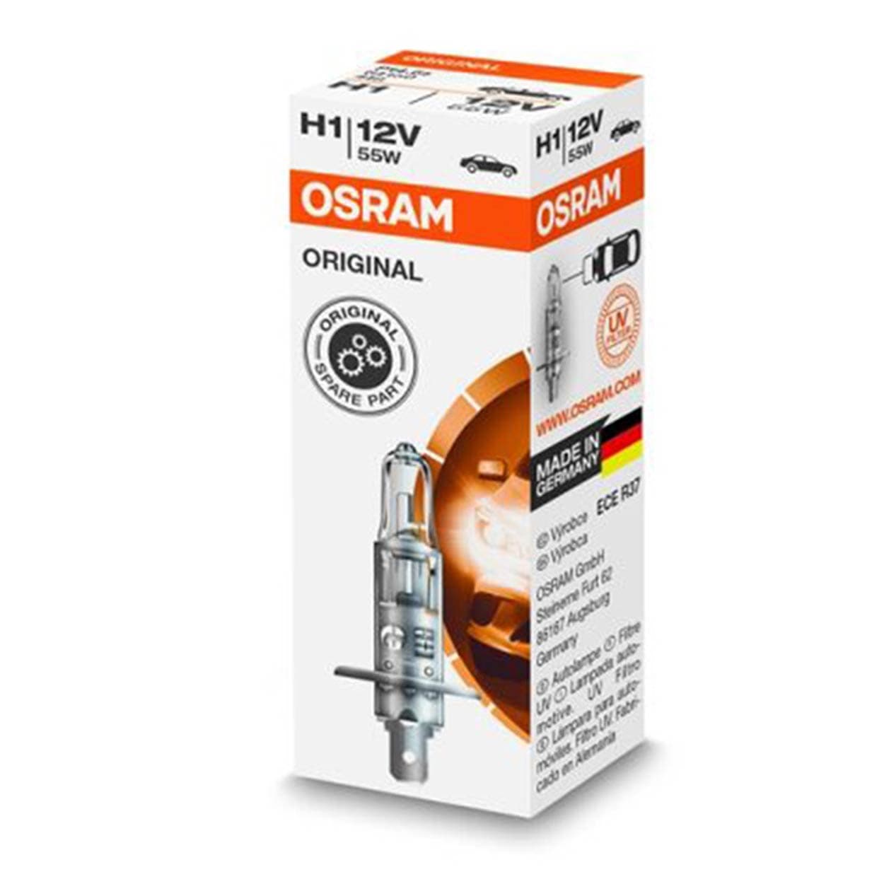 Osram H1 12V 55W avtomobilska halogenska žarnica P14,5s