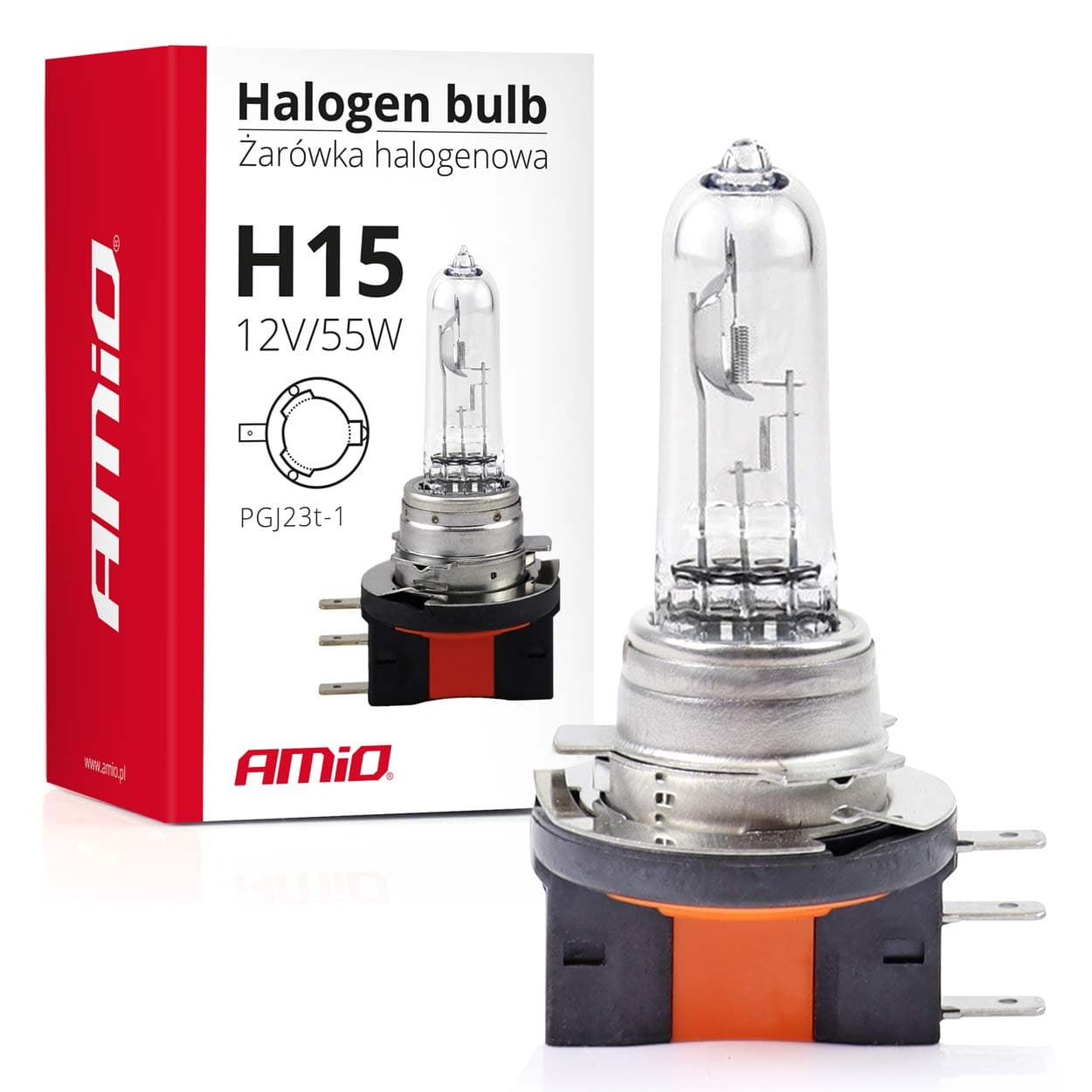Halogenska žarnica H15 AMiO, 12V, 55W