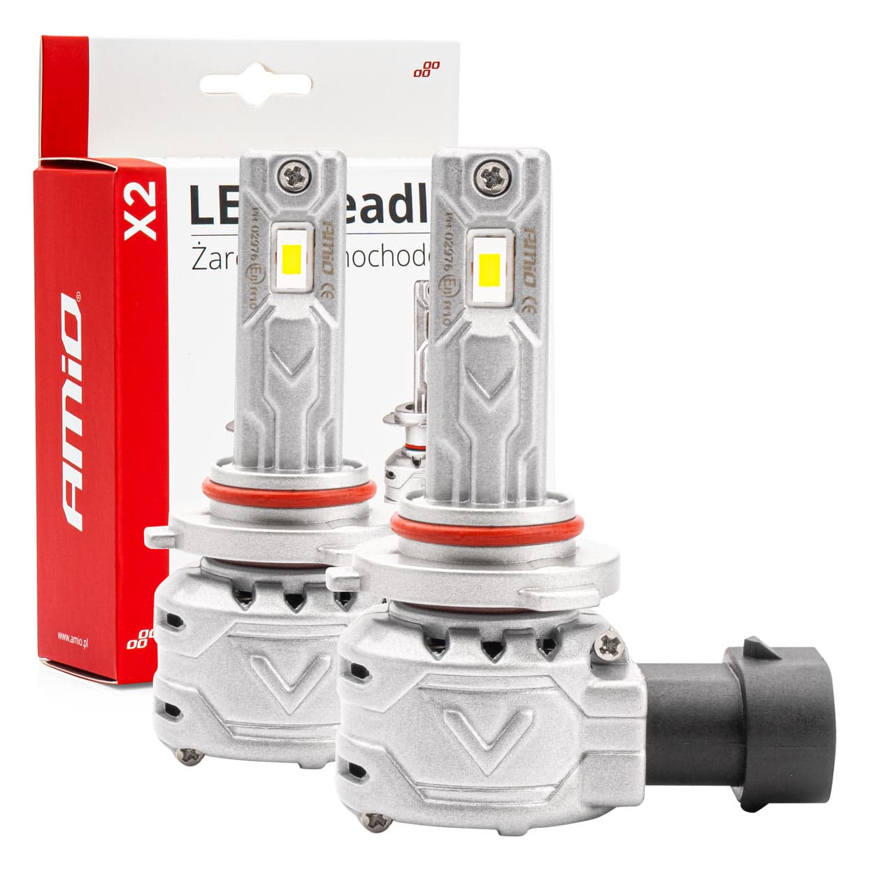 AMiO LED žarnici HB4 (9006) X2 6500K CANBUS
