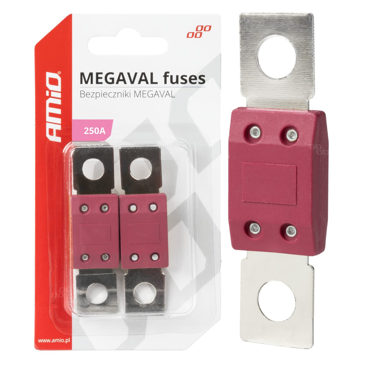 AMiO MEGAVAL MTA avtomobilski varovalki, 2 kosa, 250A