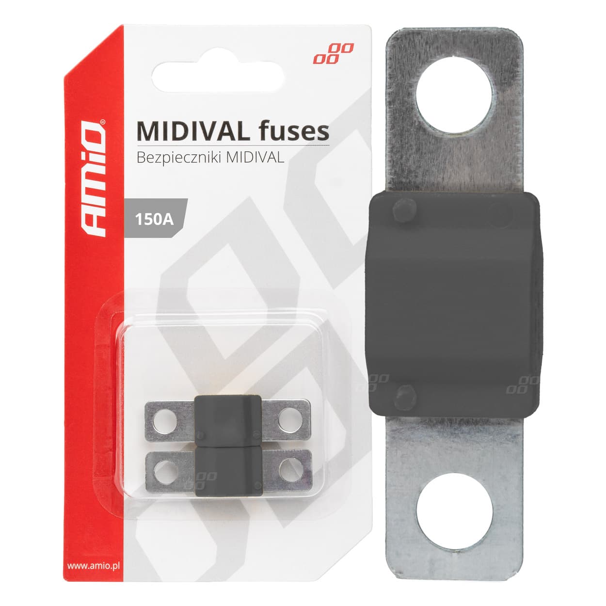 AMiO MIDIVAL MTA avtomobilski varovalki, 2 kosa, 150A