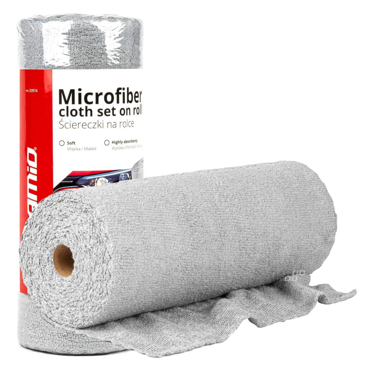 Mikrofiber krpice AMiO na roli, 50 kosov, 30x30 cm