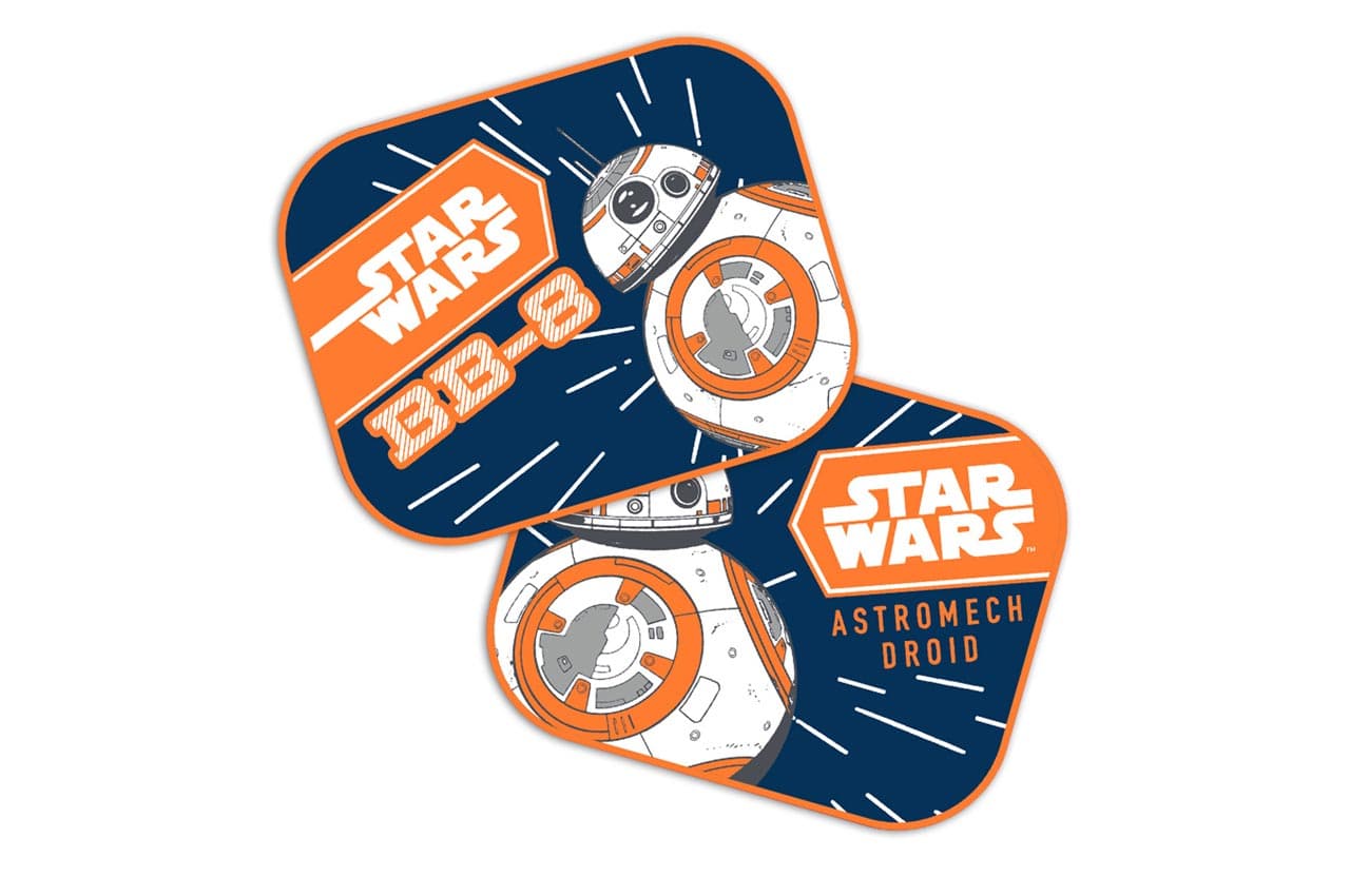 SEVEN Senčniki za avto stranic 2 kom 44x35cm Star Wars BB8