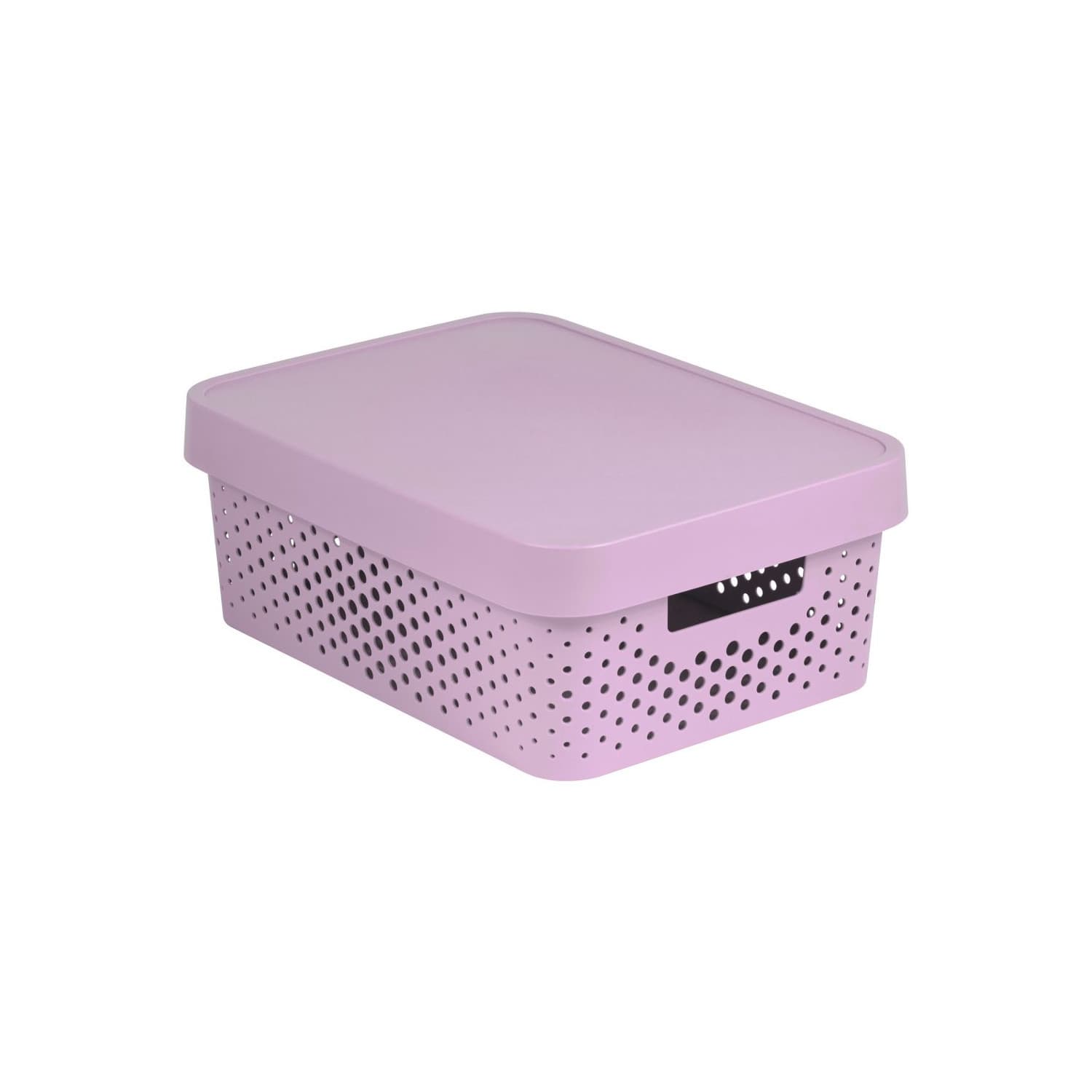 Ažurni posodi z pokrovom Curver Infinity 11L, roza