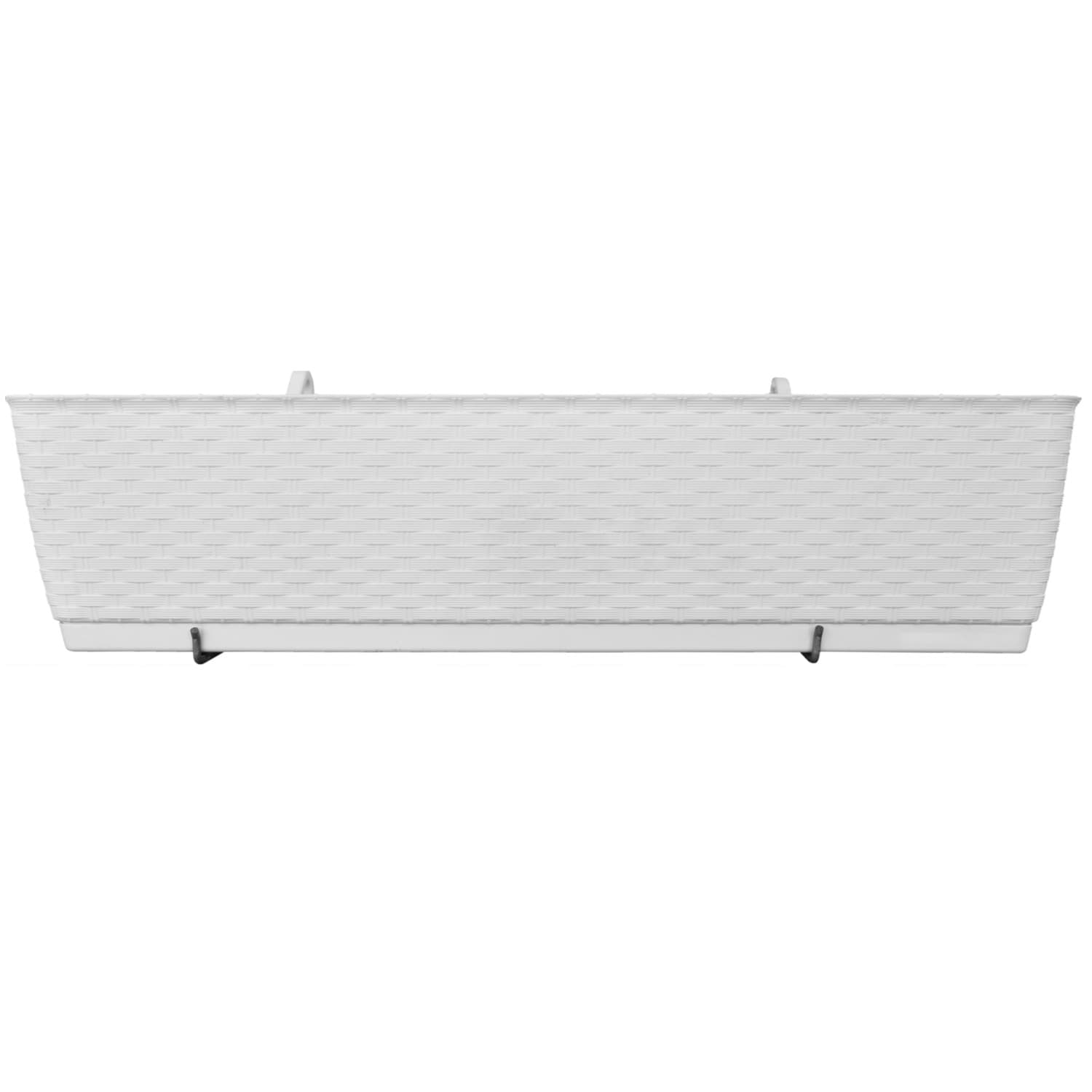 Prosperplast DRL600PW Ratolla Case Balkonska cvetlična korita z belimi kljukami, 59cm