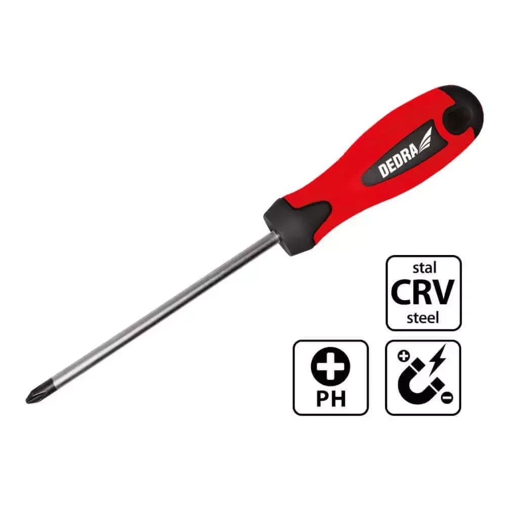 Dedra križni vijačnik Phillips PH3x150mm, CRV
