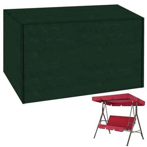 ISO TRADE Pokrivalo za vrtno gugalnico 215x145x145cm, PE, zeleno