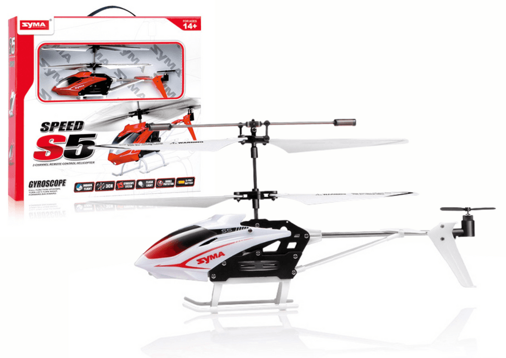 LEAN TOYS Helikopter RC S5 SYMA, bel, 20 cm