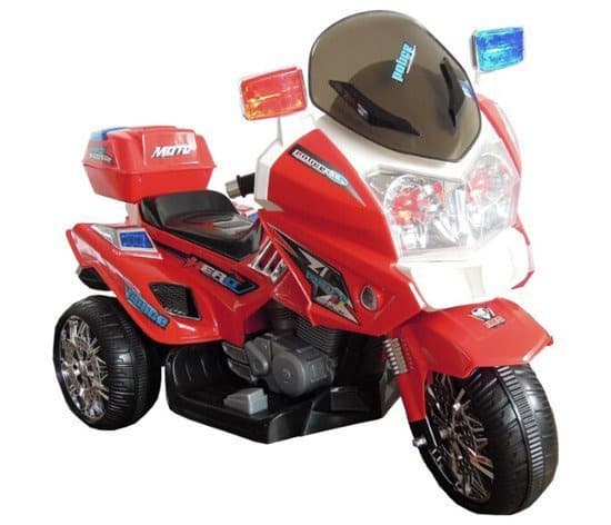 LEAN CARS Motor na akumulator CH815 (rdeč) z LED lučmi in zvoki