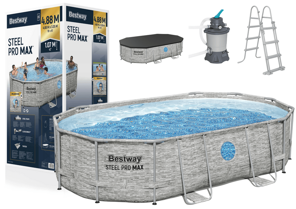 Plesen Bestway 427x250x100 cm (Power Steel Swim Vista)