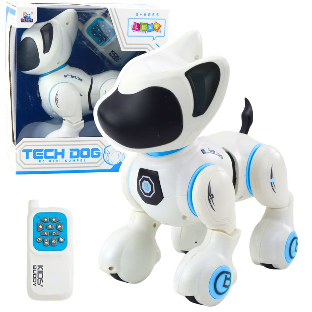 Interaktivni psiček robot na daljinsko upravljanje, beli