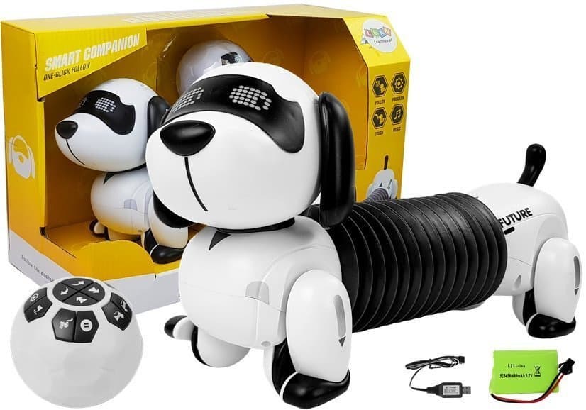 LEAN TOYS Interaktivni robot pes na daljinsko vodenje, glasba, pilot