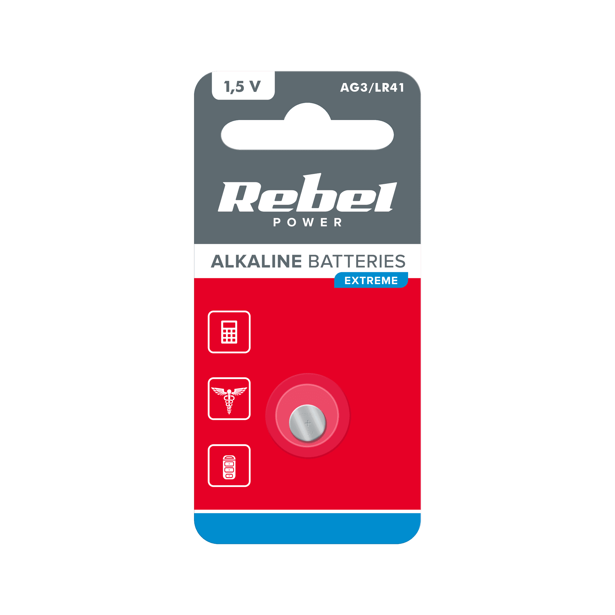 Baterija RebeL Extreme AG3, 1,5V, 1 kos