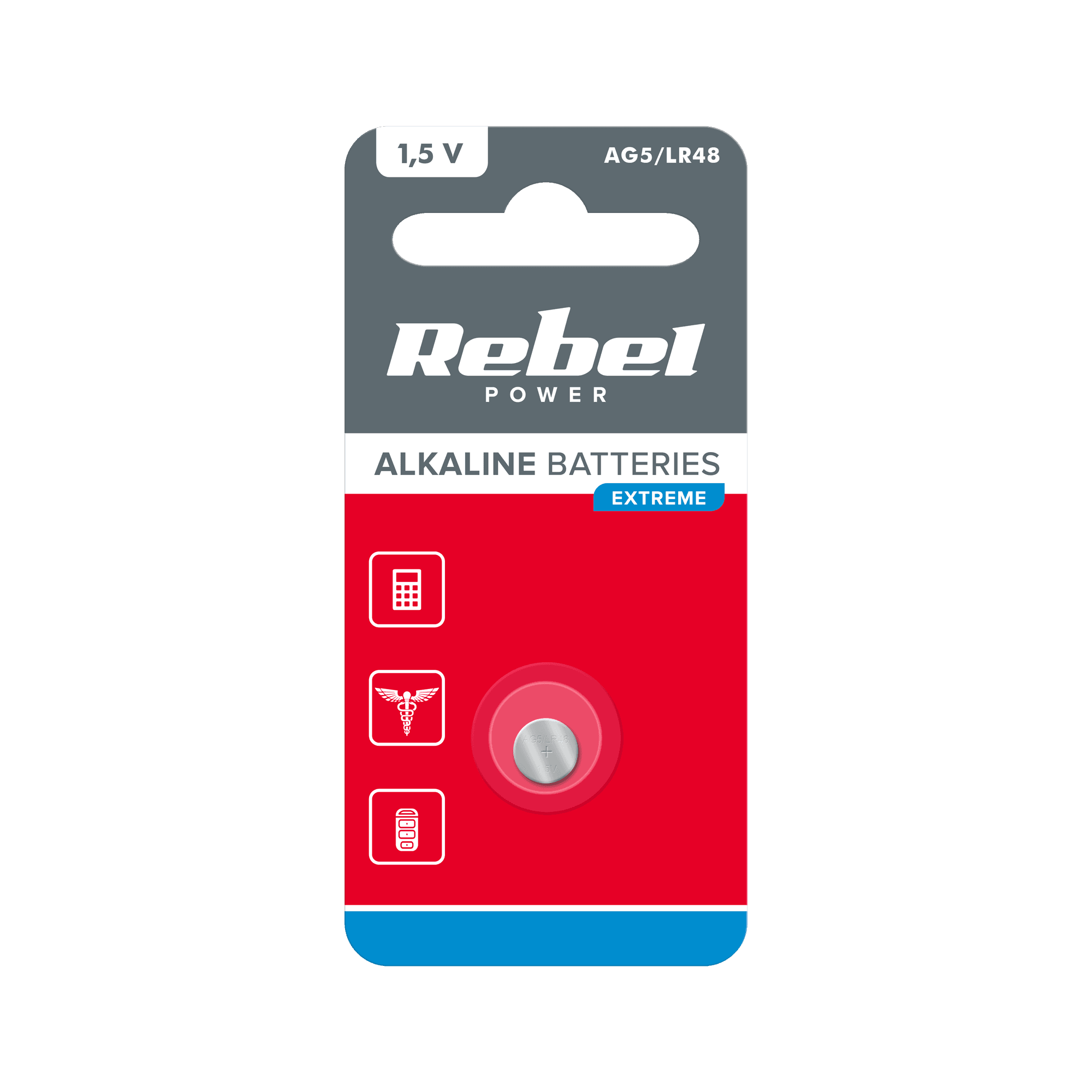 Baterija RebeL Extreme AG5, 1,5V, 1 kos