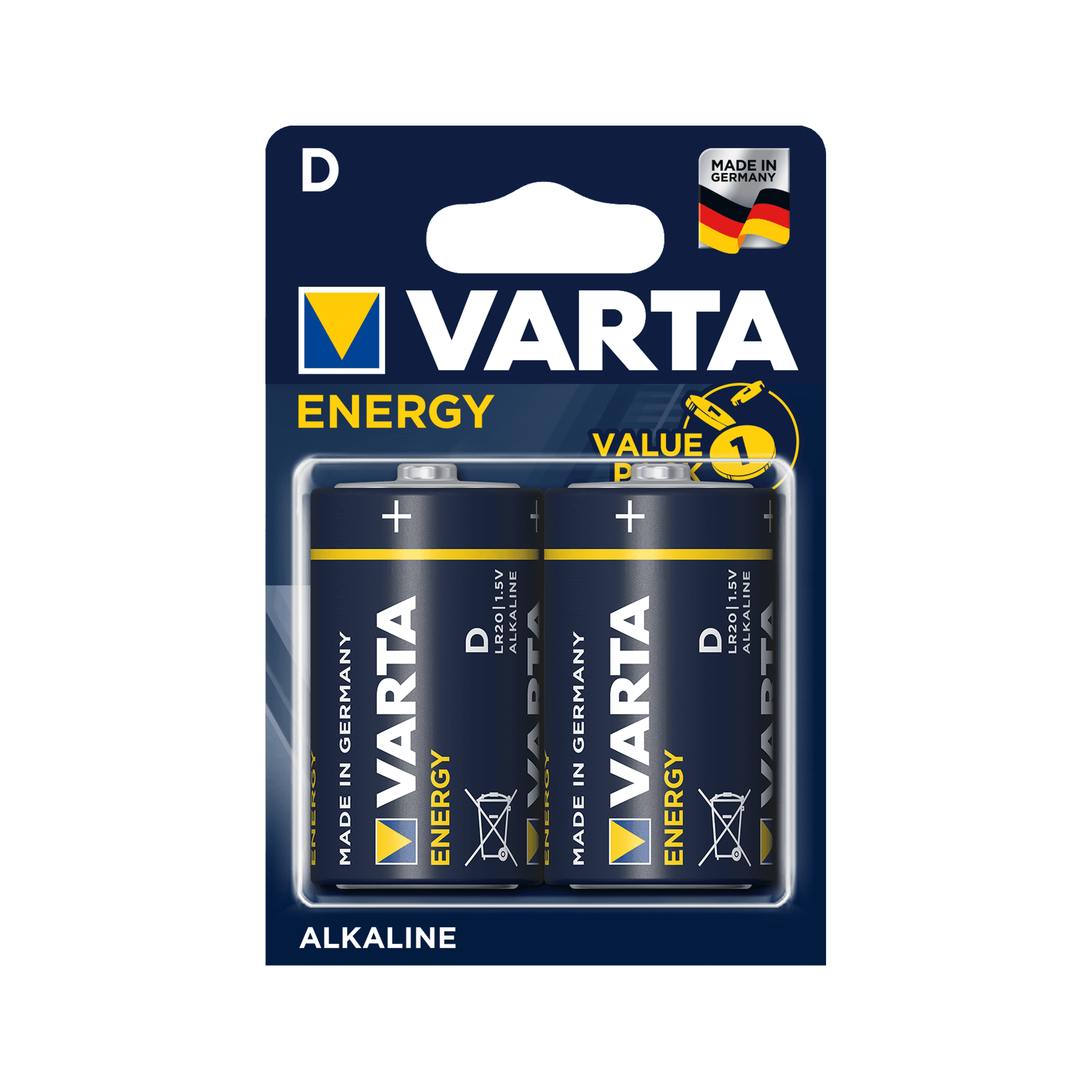 Baterija Varta LR20 ENERGY 2 kos