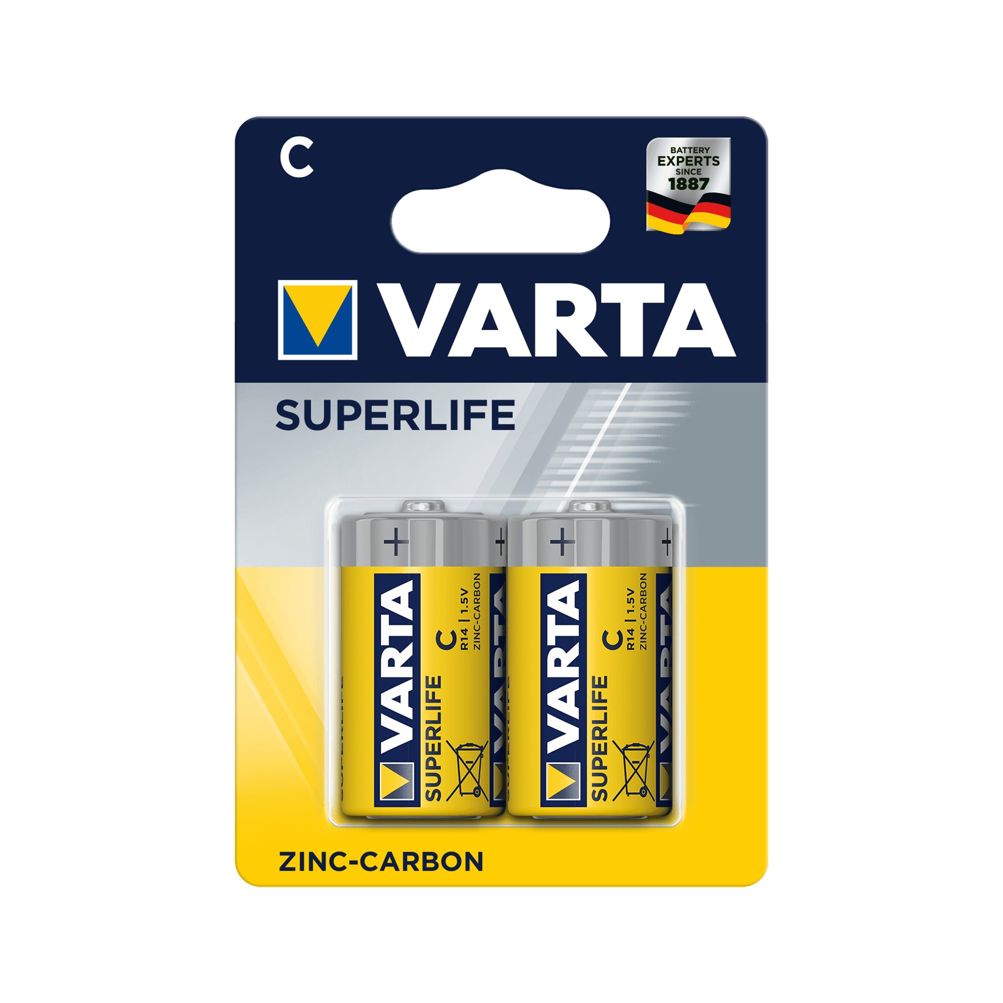 Baterija Varta R14 SUPERLIFE 2 kos
