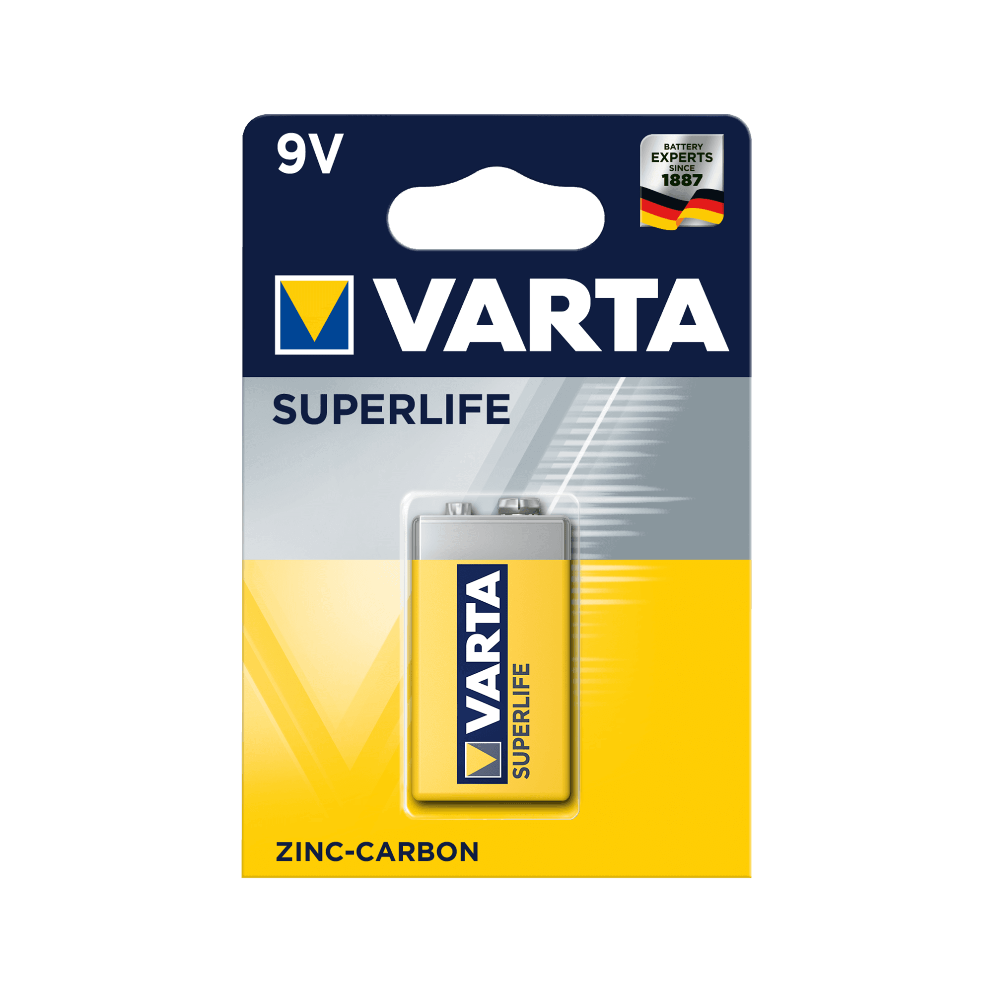 Varta Alkalna baterija 9V SUPERLIFE, 1 kos