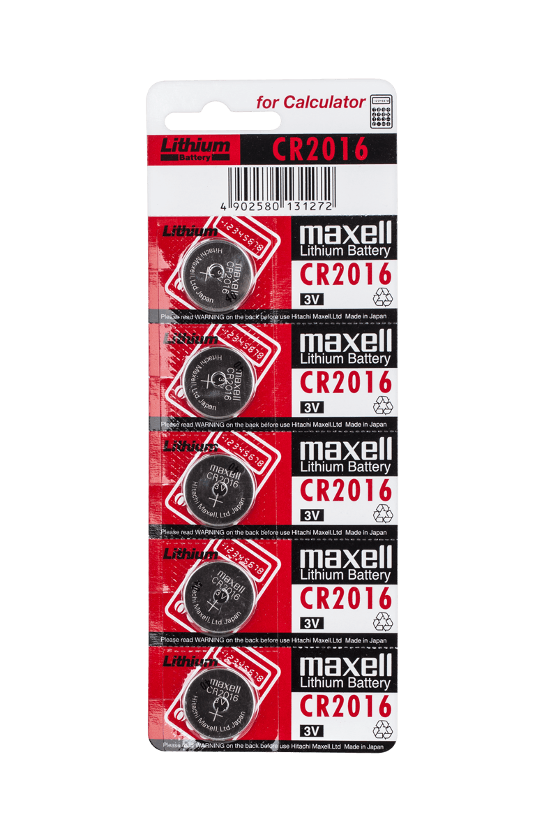 Baterija MAXELL CR2016, 5 kosov