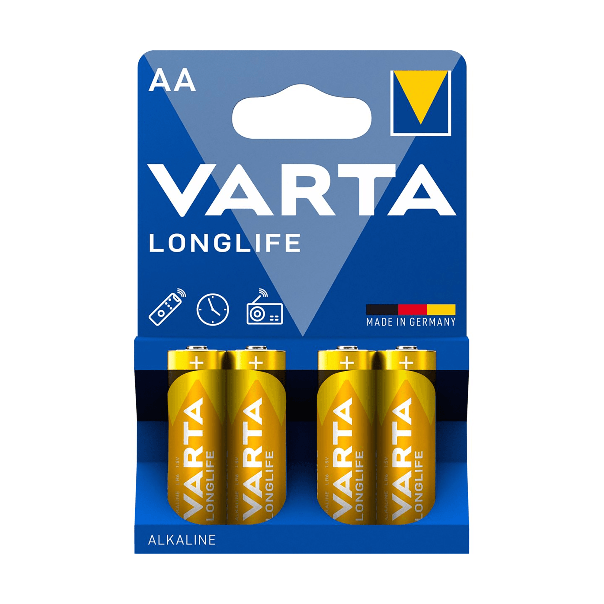 Varta LR6 Longlife baterije (AA), 4 kos.