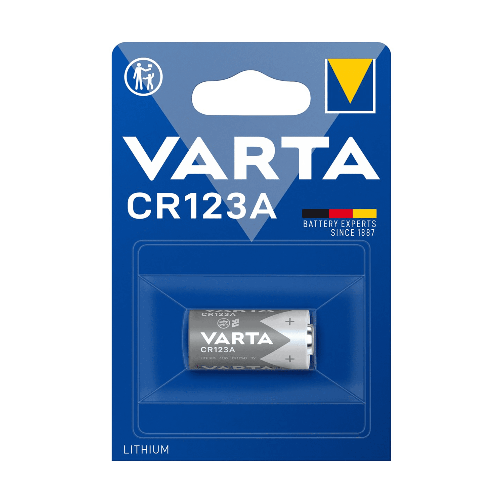 Baterija VARTA CR123, 1 kos
