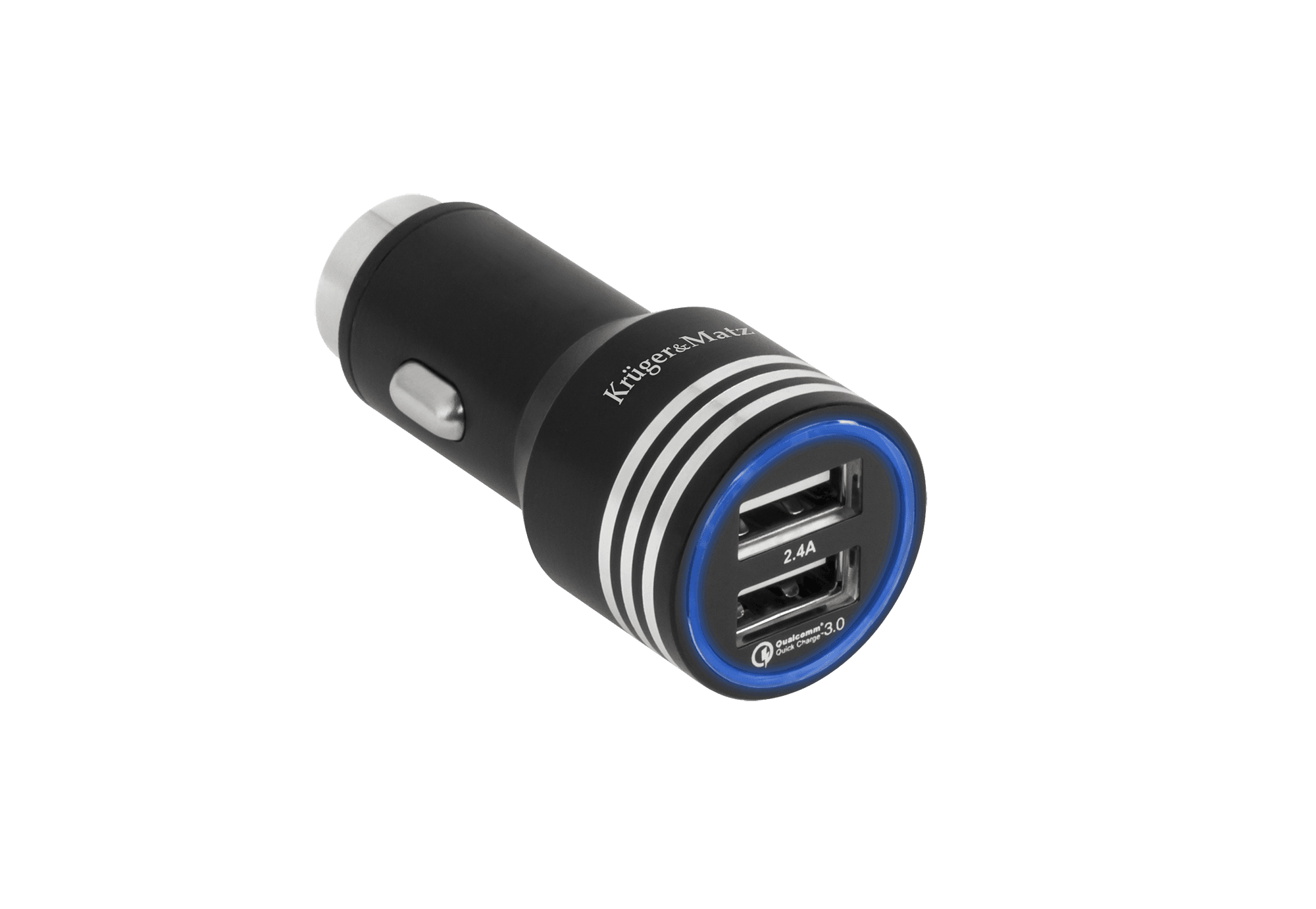Avtomobilski polnilnik Kruger&Matz 2xUSB 4800mA s Quick Charge 3.0
