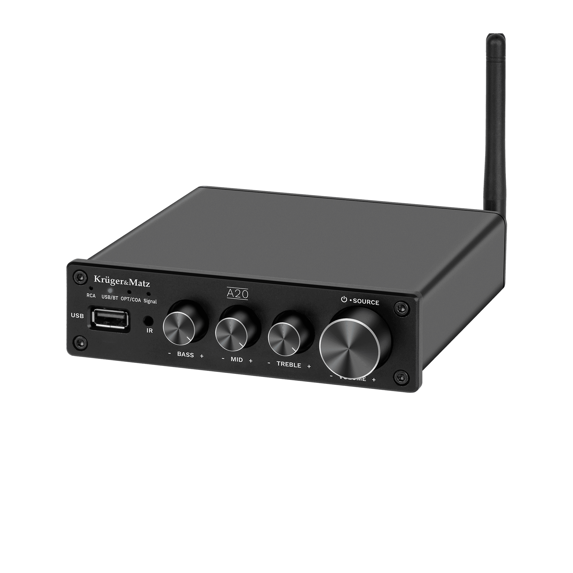 Kruger&Matz A20 - Stereo ojačevalec, Bluetooth, USB, MP3