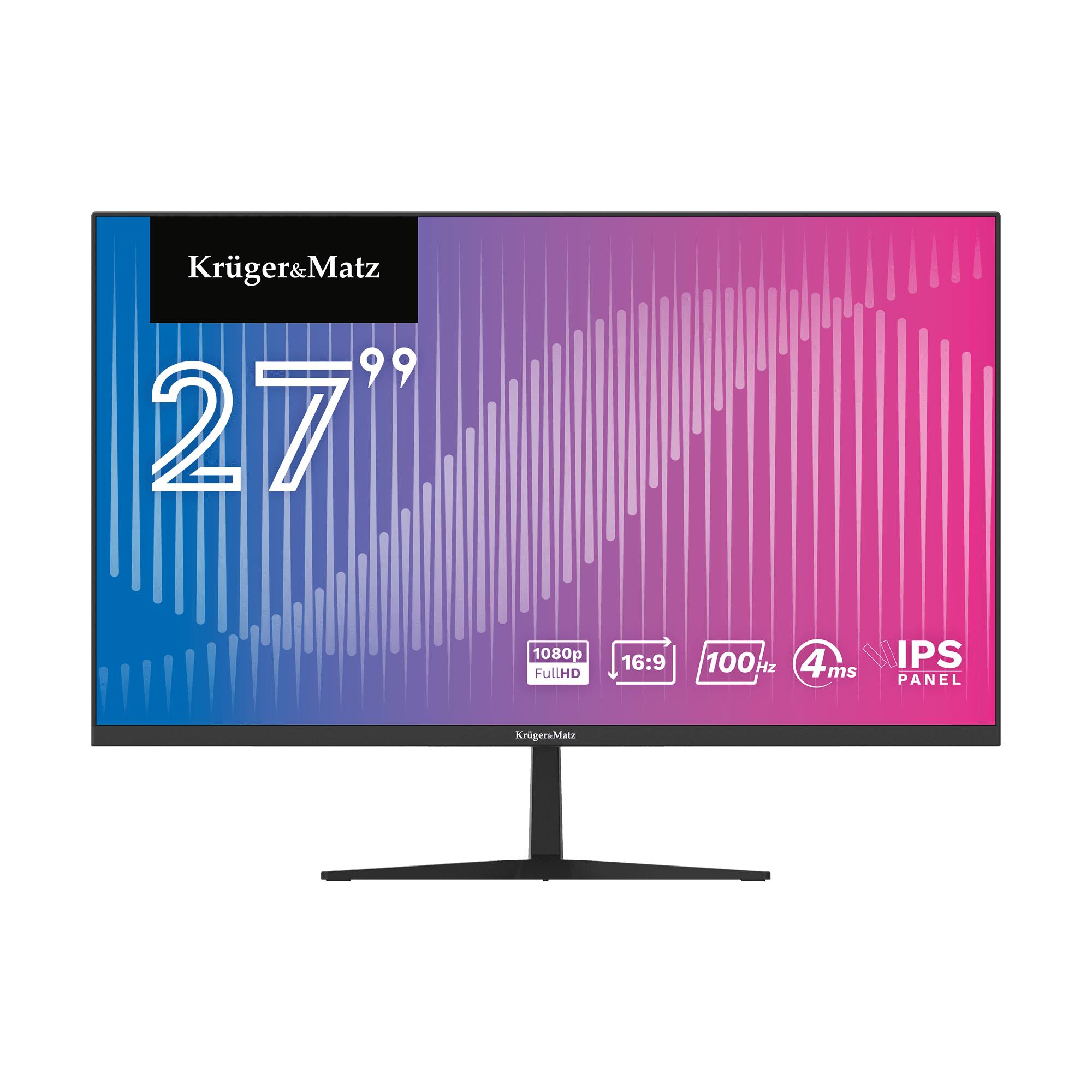 Monitor Kruger&Matz 27" Full HD 100Hz z zvočniki