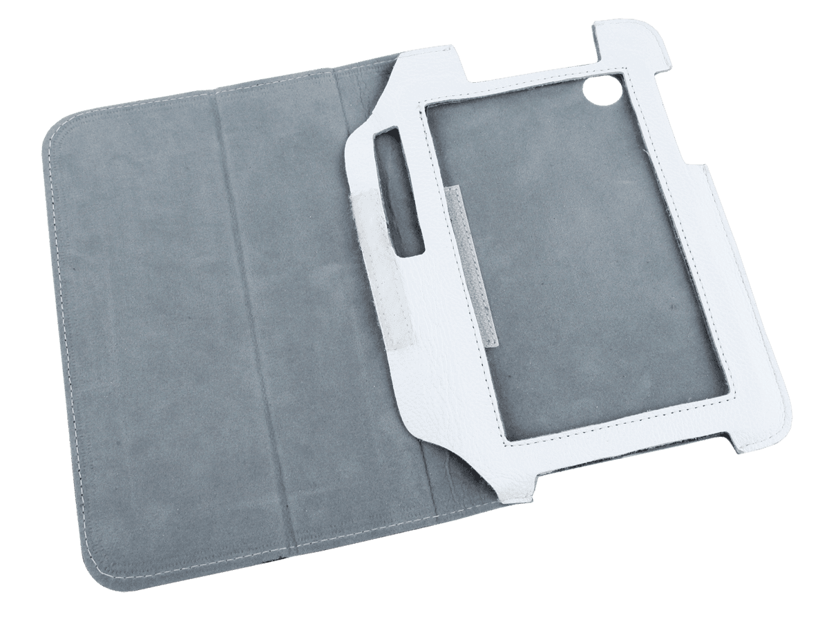 Belo etui iz pravega usnja za Samsung Galaxy Tab P3100