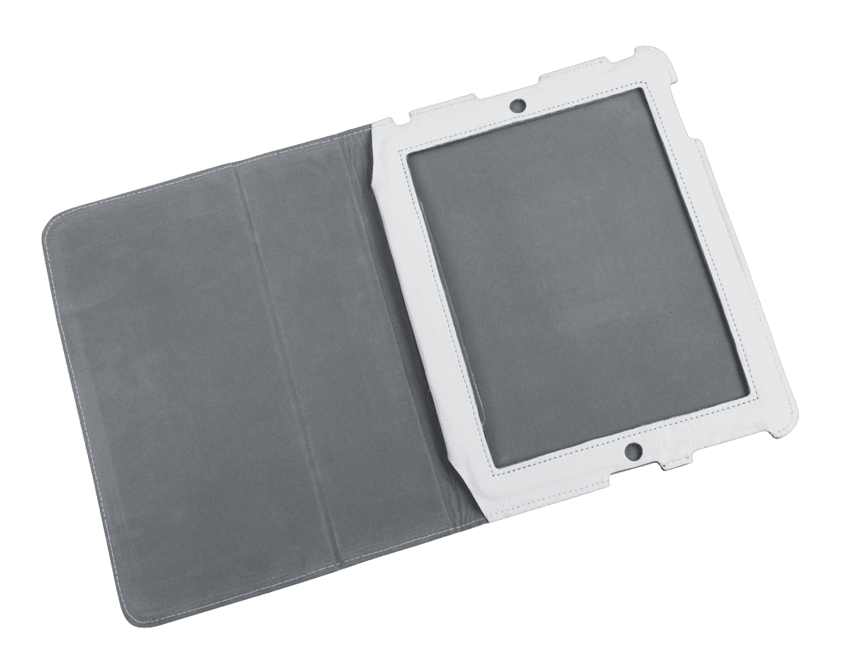 Belo etui iz pravega usnja za Apple iPad 2