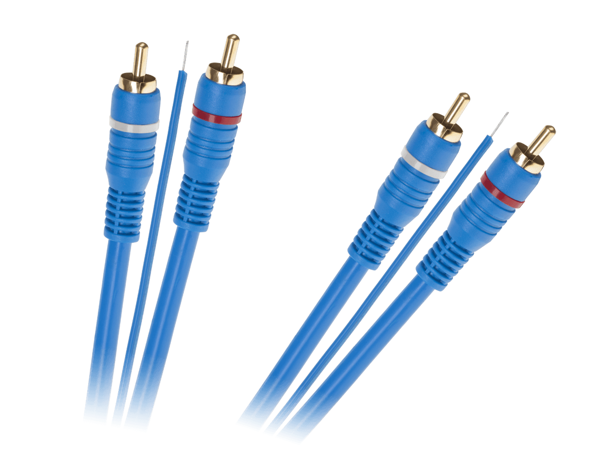 LP Kabel 2x RCA - 2x RCA raven 5m (z žilo)