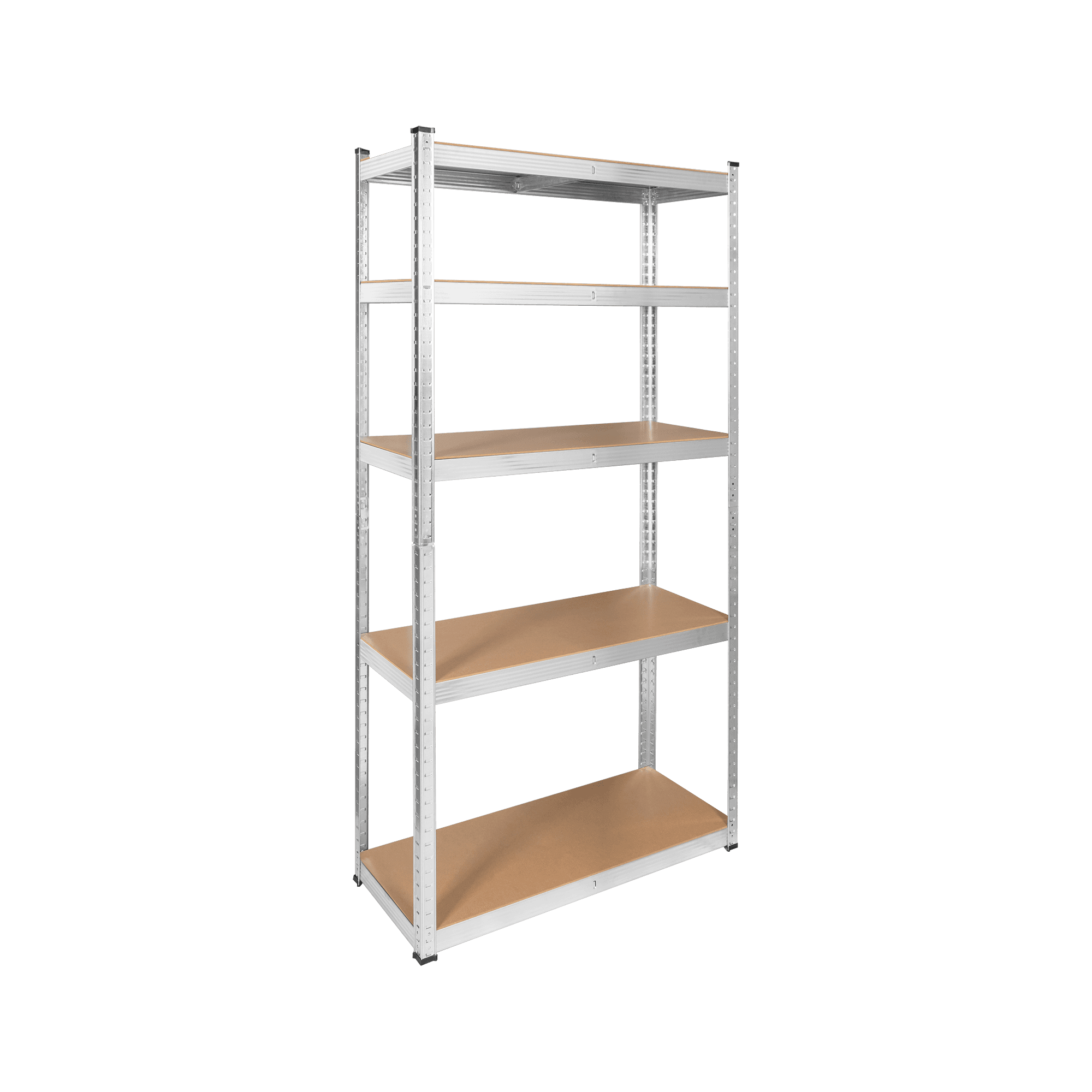 Skladiščni regal Metalni 180x90x40 cm srebrn Rebel