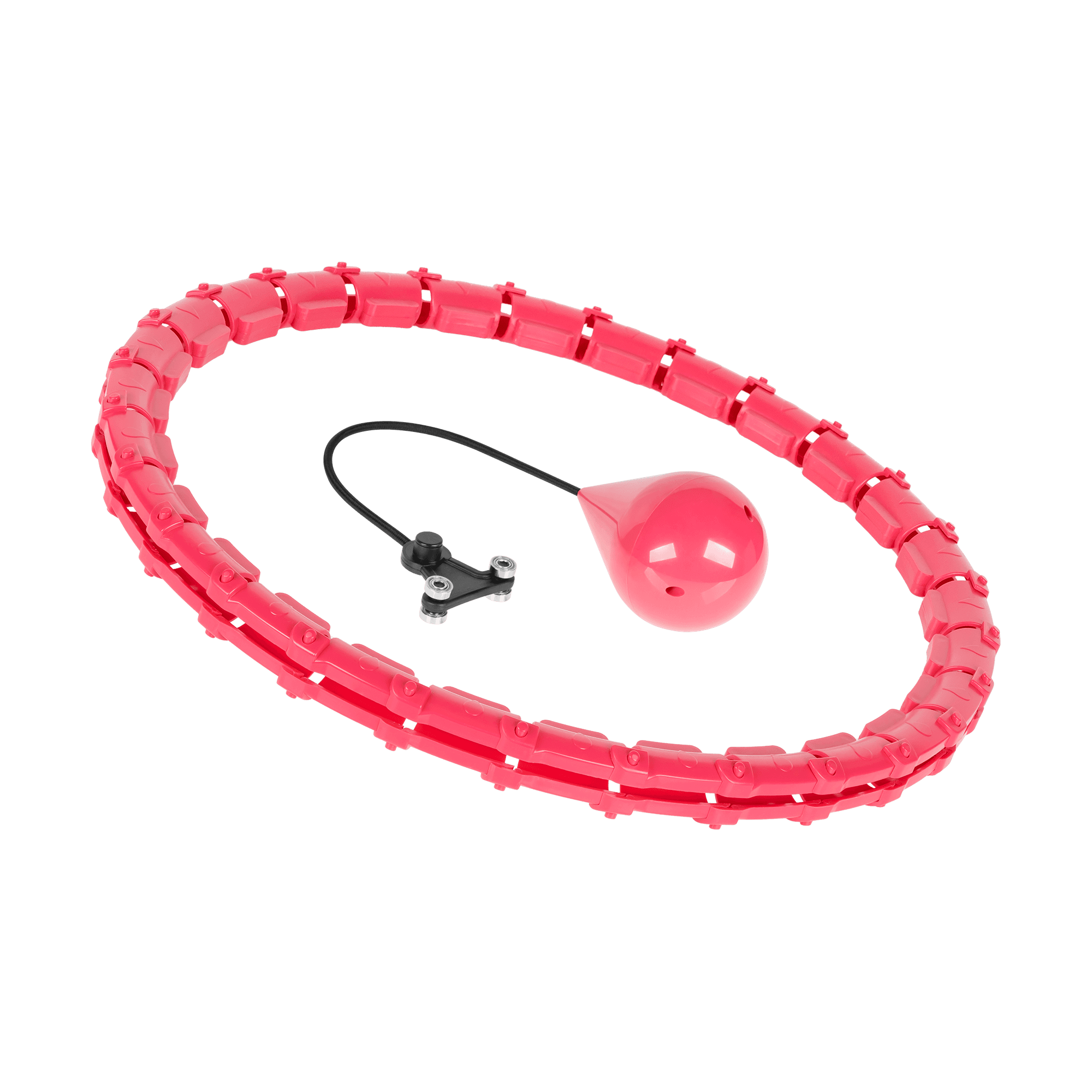 Rebel Active - Pametni Hula Hop z utežjo, 50cm, roza