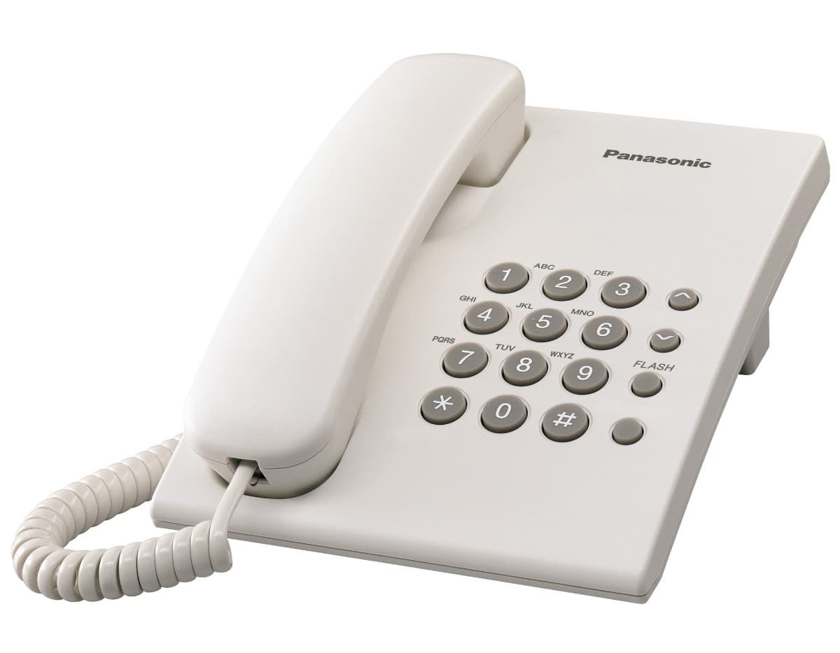 Panasonic Žični telefon KX-TS500PDW (bel)